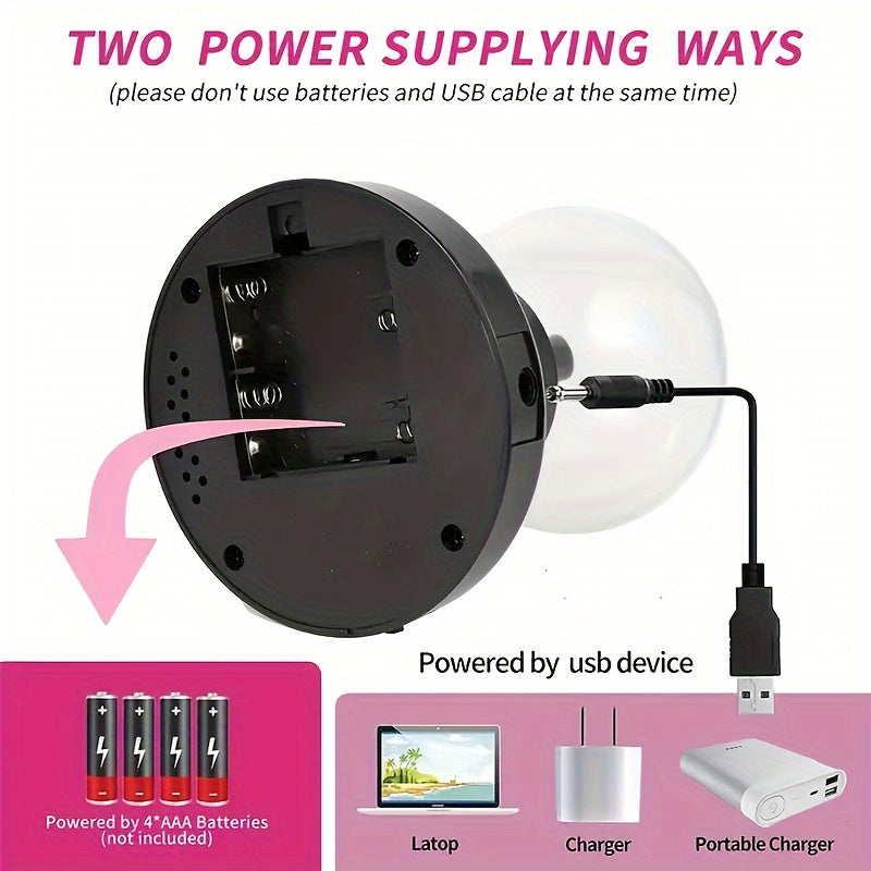 5-Inch Interactive Plasma Ball Light Touch Sound Activated USB LED Lamp for Decor and Gifts