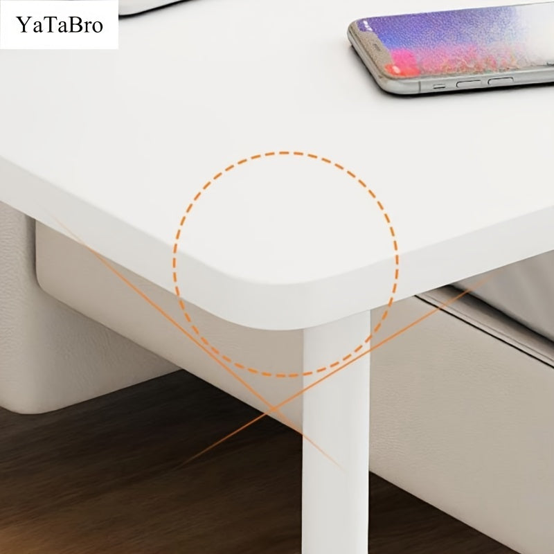 Universal Pulley Folding Study Table with Height Adjustable Large Desktop