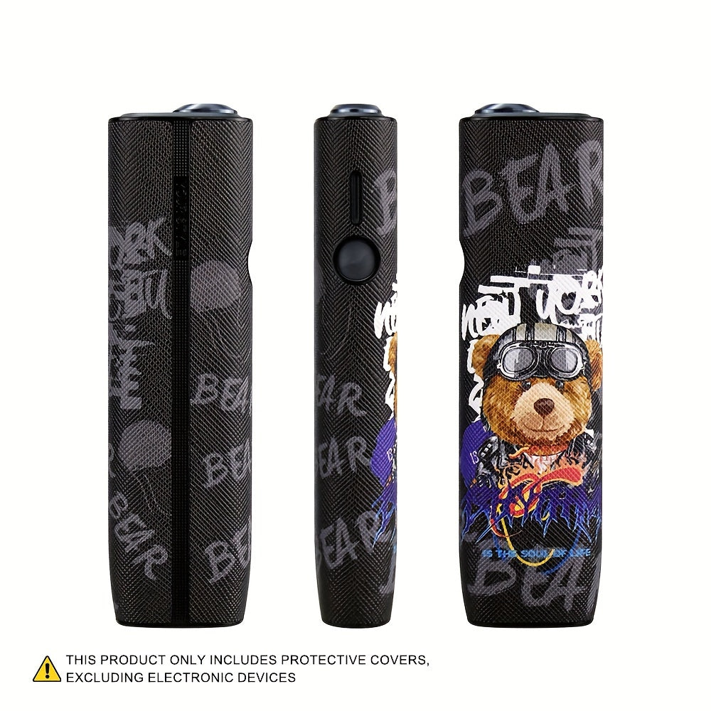 Protective IQOS ILUMA ONE Case Shock-Absorbent Plastic PU Leather Fall Protection