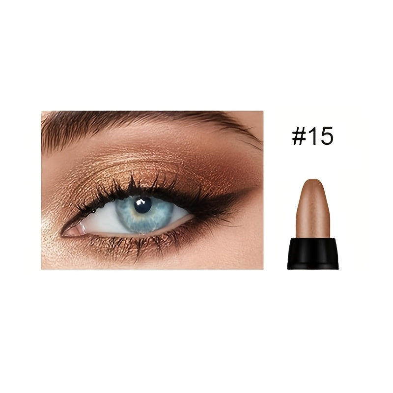 Long-Lasting Shimmering Eyeshadow Stick with Waterproof Formula and Plant Squalane