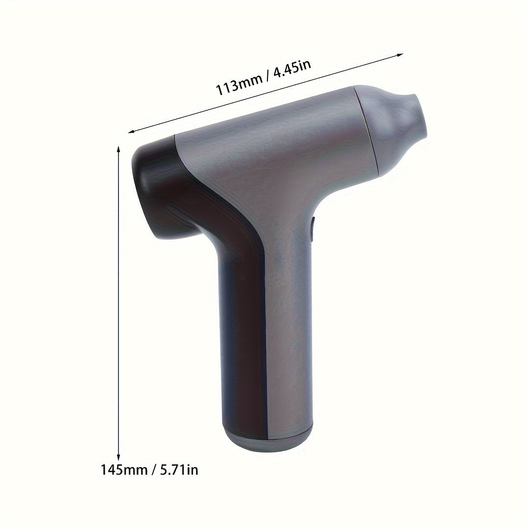 Ручной турбированный воздуходувка USB с перезаряжаемой батареей, вентилятор для высокоскоростного воздуха для очистки от пыли