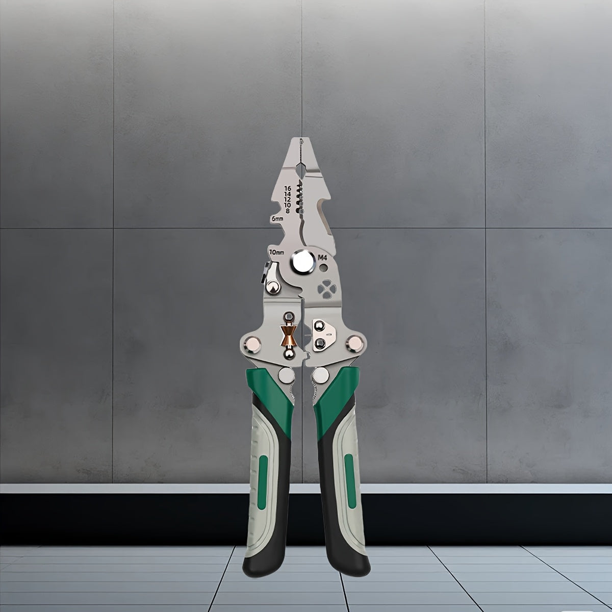 Multi-Functional Folding Wire Strippers for Electrical Repairs and Home Improvement