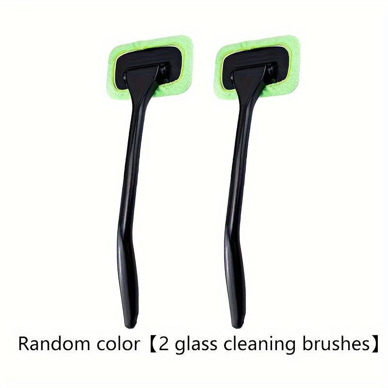Car Windshield Cleaning Brush with Squeegee, Sponge, Dust Remover