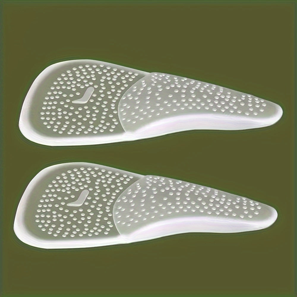 Unisex Silicone Heel Insoles Self-Adhesive Breathable Arch Supports