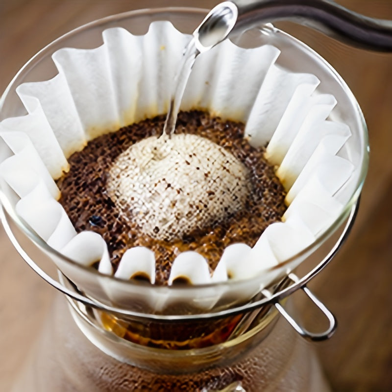 White Coffee Filters for 8-12 Cup Coffee Makers 100 or 200 Pack