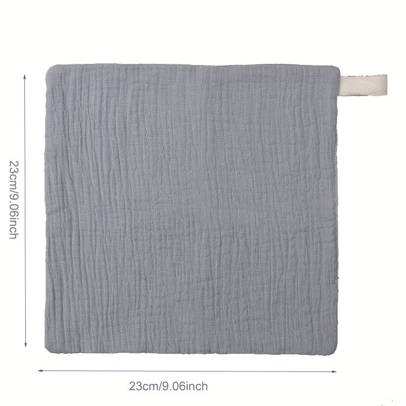 Juego de 5 toallas de algodón suave de gasa para bebé para cara y manos, set de regalo