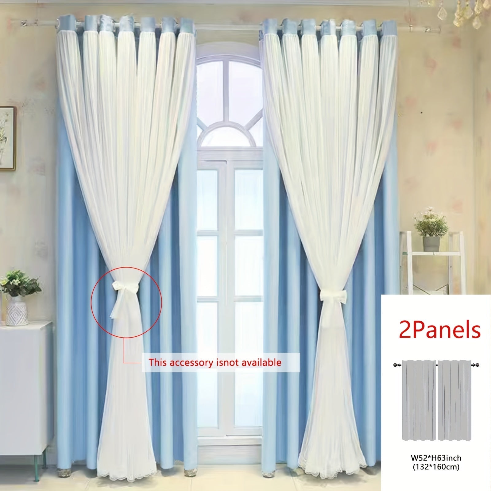Blackout Curtains Single Panel Black Fabric Modern Simple Noise Reduction for Living Room Bedroom