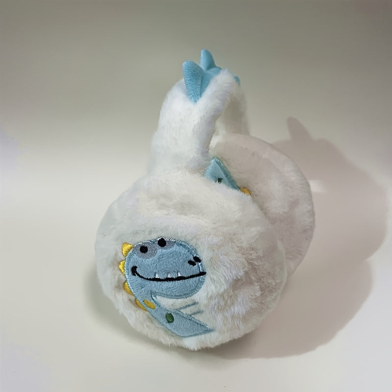 Winter Warm Folding Plush Ear Muffs for Men Women Soft Acrylic Knitted Design