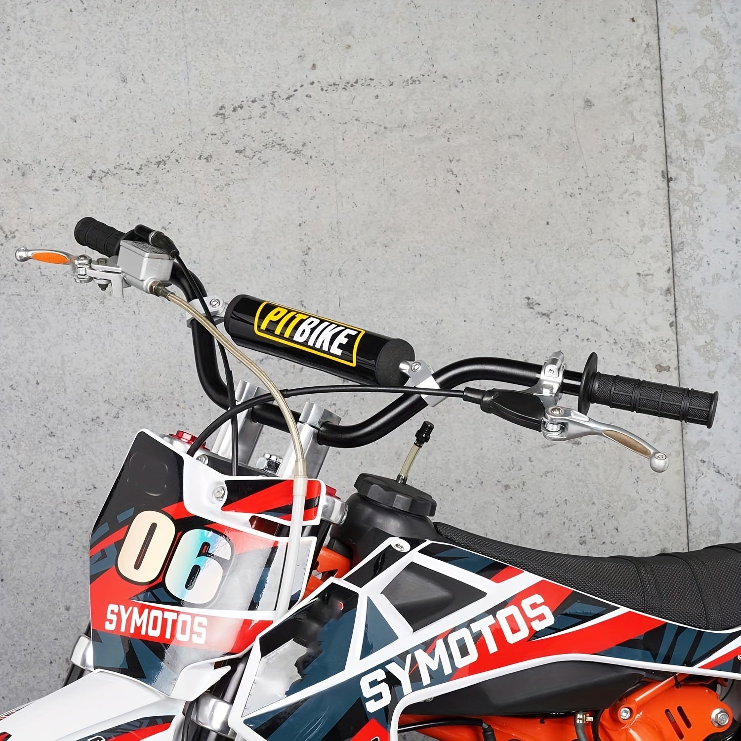 Universal Bike Motorcycle Handlebar Pad, Round Grip Protector, Cross Chest Padding