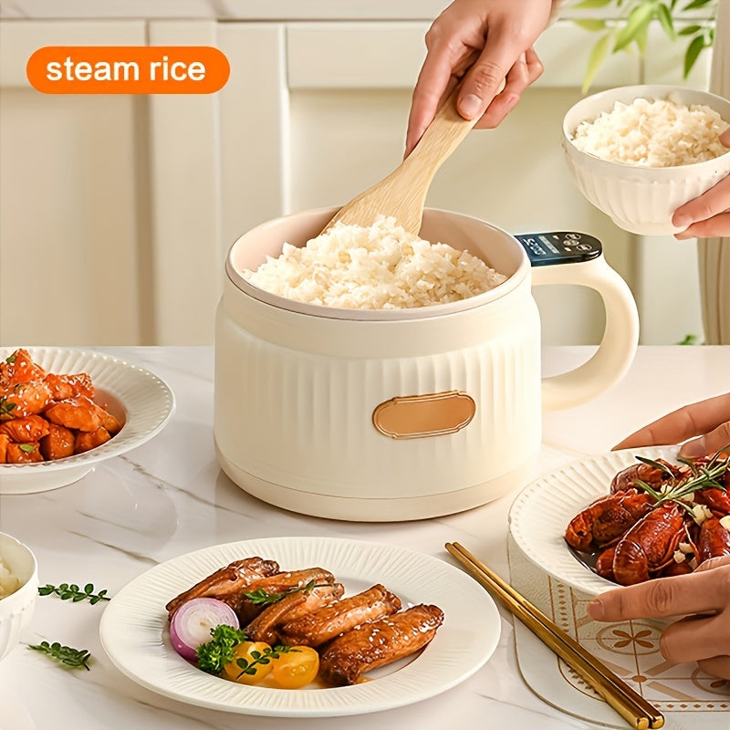 Kichik 1.6L Elektrik qovurish pishiqlari, sensorli boshqaruv, yopishmaydigan, tutqichsiz, vaqtni belgilash uchun, yotoqxona va RV uchun