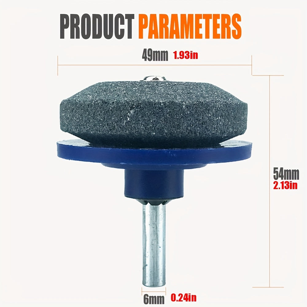 Electric Whetstone Knife Sharpener 2-in-1 Wear-Resistant Grinding Head