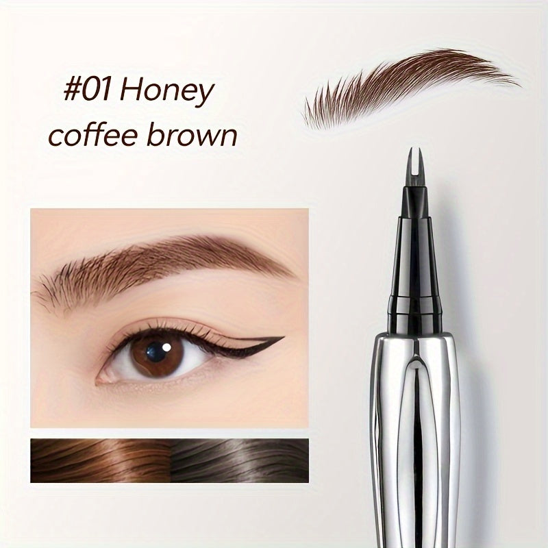 Dual-Ended Waterproof Eyebrow Pencil for All Skin Types