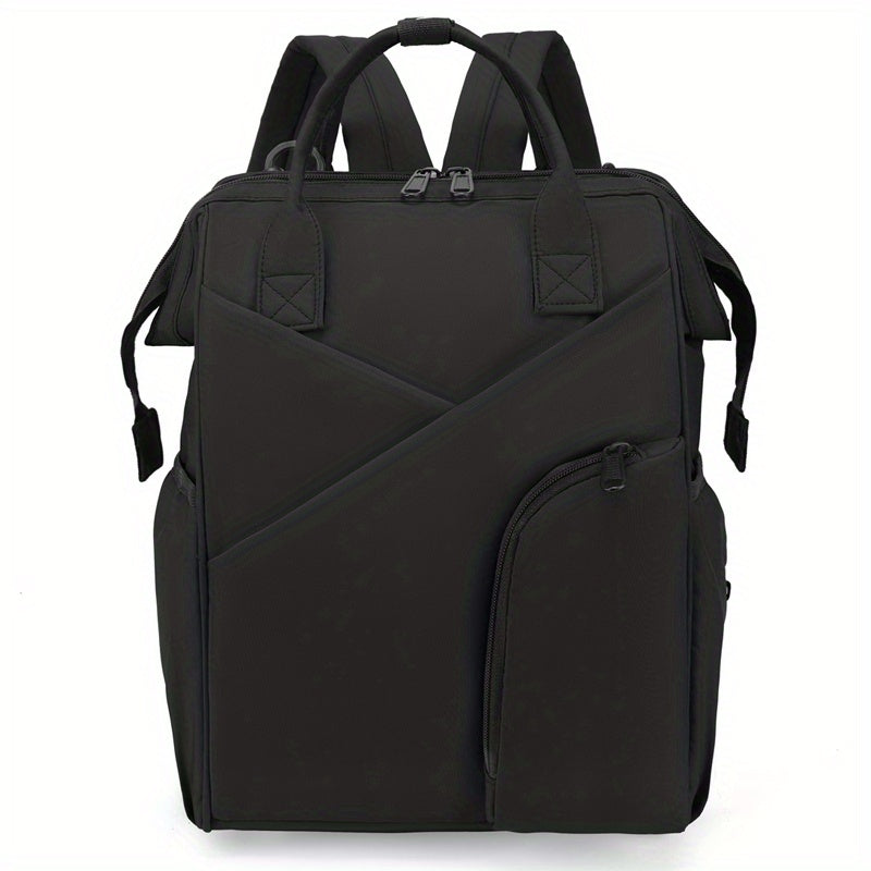 Large Capacity Multi-layer Solid Color Mommy Bag Backpack for Travel and Gifting