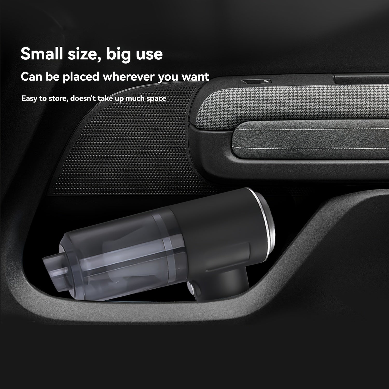 Portable Car Vacuum Cleaner with Accessories USB Rechargeable 200W Low Noise Suction