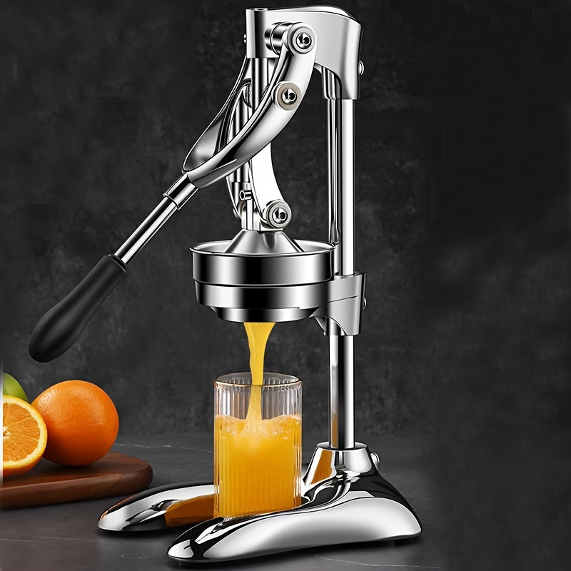 Naychali po'latdan yasalgan tekis boshli filtrli tsitrus siqish to'plami - Qalin alyuminiy asos bilan yuqori sifat, qovun, limon va apelsin siqish uchun mukammal - Kerakli oshxona asbobi