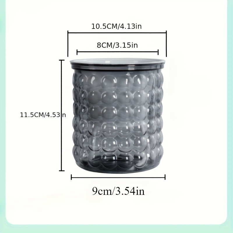 Set of 4 Self-Watering Oval Plant Containers 10.16cm Indoor Plastic Flower Pots