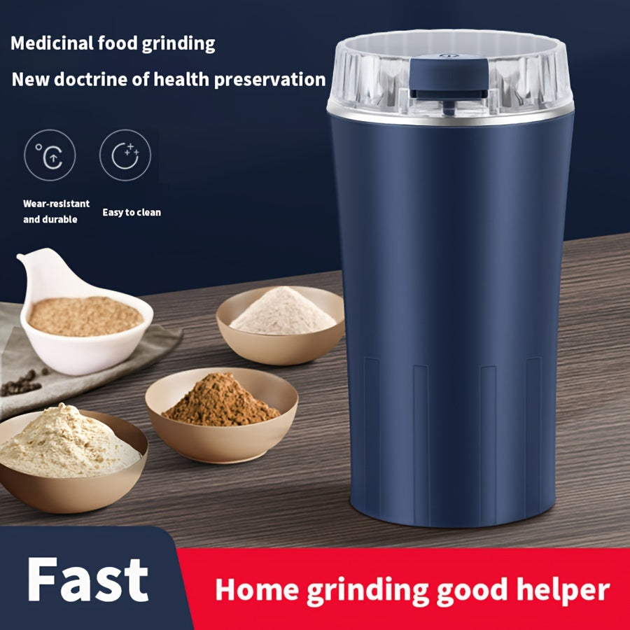 Electric Coffee Grinder 80g Capacity Dry Grinding Plastic Steel Compact