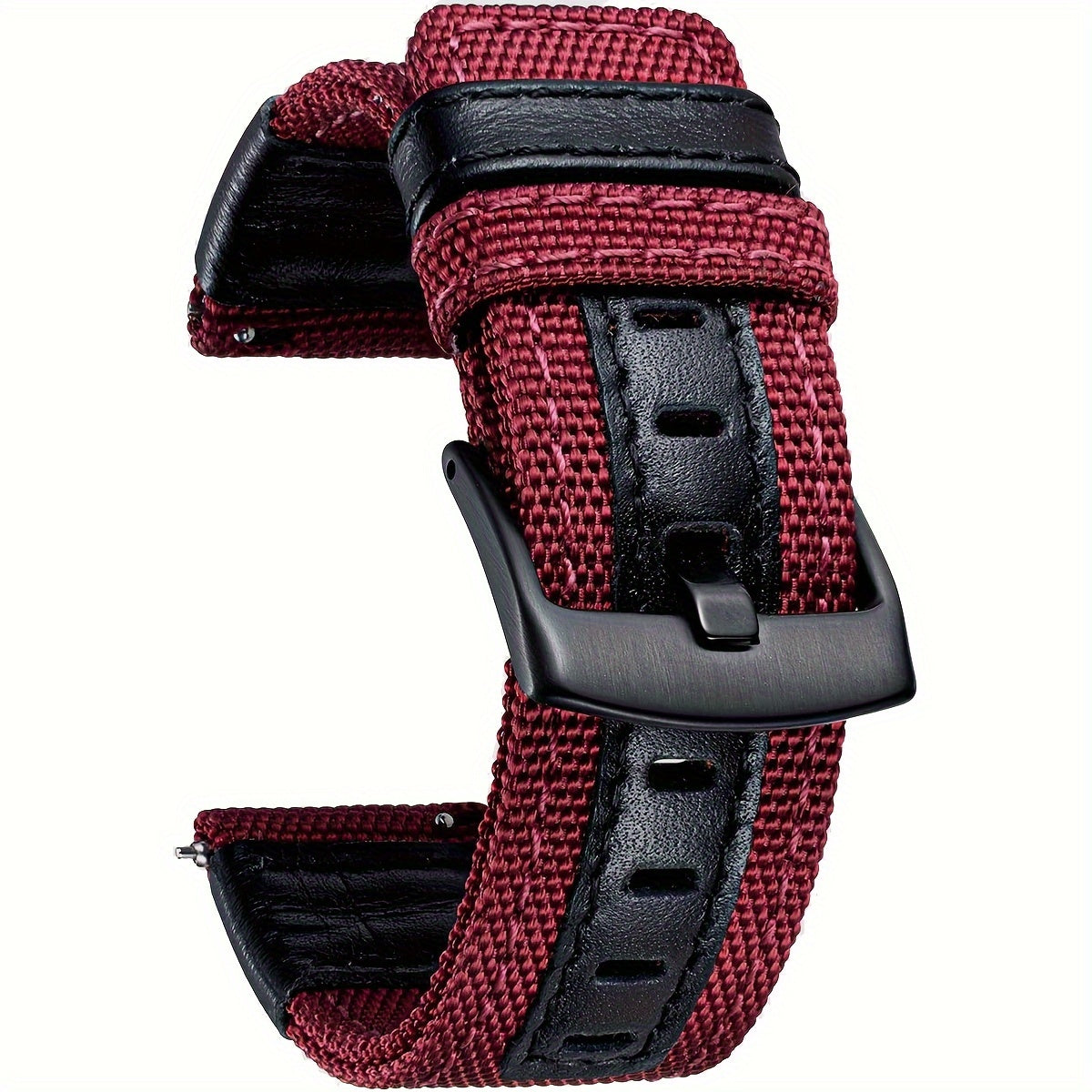 Nylon Quick Release Watch Band Canvas Fabric Strap Stainless Steel Buckle 20/22mm