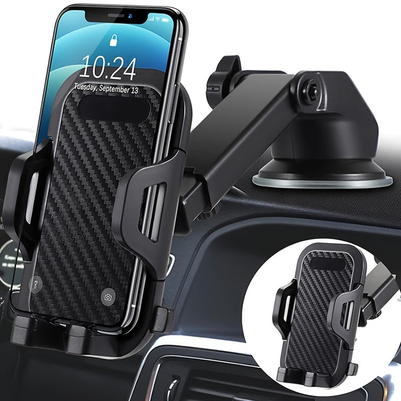 Soporte universal para coche con ventosa para teléfono, ajustable en tablero y rejilla de ventilación, rotatorio, 36.29KG