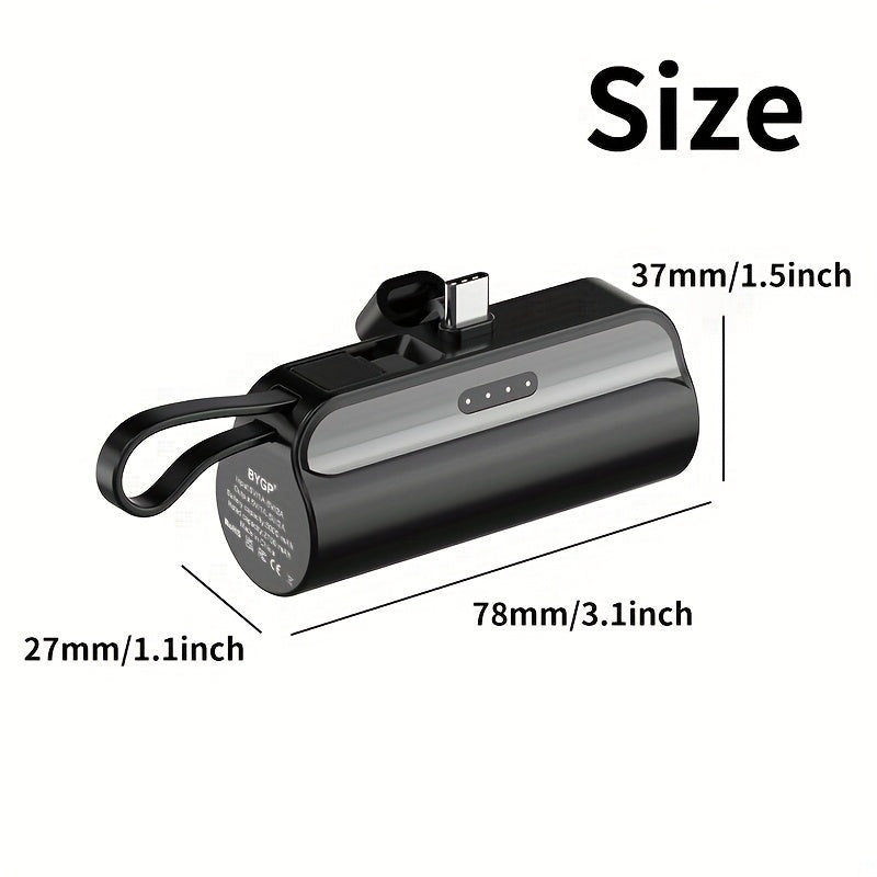 5000mAh Portable Power Bank for iPhone Samsung Galaxy Android Phones Digital Devices