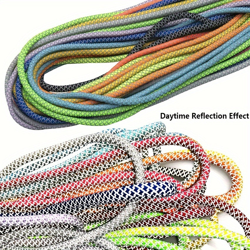 Reflective Shoe Laces for Sneakers Fluorescent High Brightness 2 Pairs