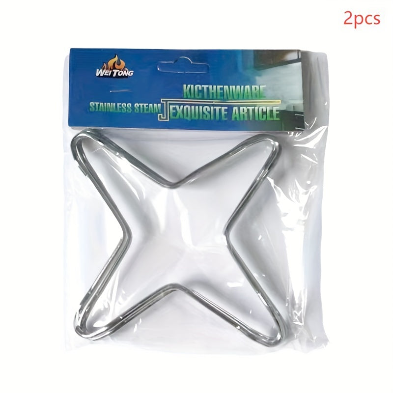 2-Pack Stainless Steel Gas Stove Grate Guards Universal Kitchen Pot Holder