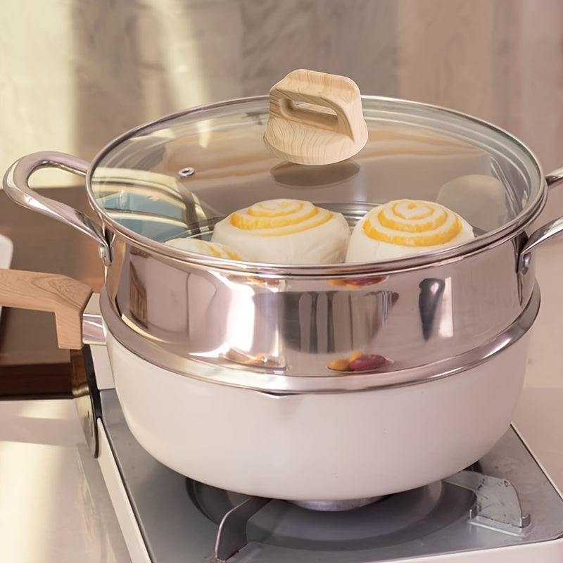 Deep Fry Pan Aluminum Alloy Induction Gas Stove Non-Stick Cookware