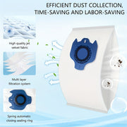 Replacement Dust Bags for Vacuum Cleaners Pack of 10 Synthetic Material Compatible with Multiple Models