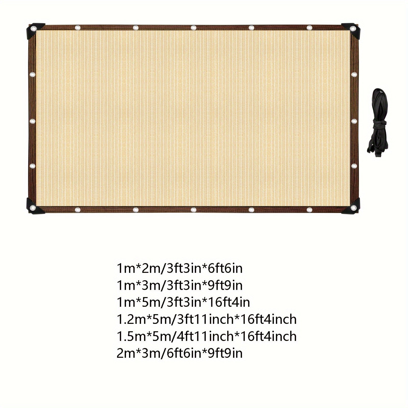 Бежевая защита для балконной ограды, экран, покрытие, УФ-защита, устойчивая к погодным условиям, уличный барьер для патио