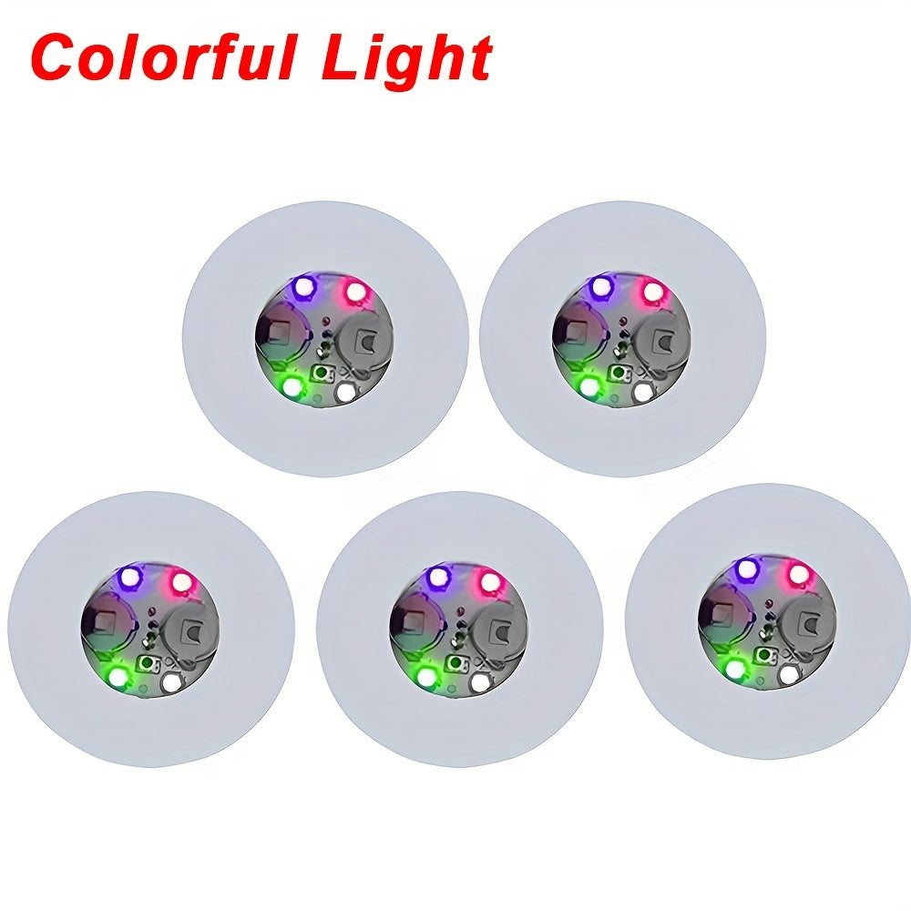 LED Coaster Stickers Sets of 1 5 or 10 for Drinking Glasses Wine Bottles Party Decor