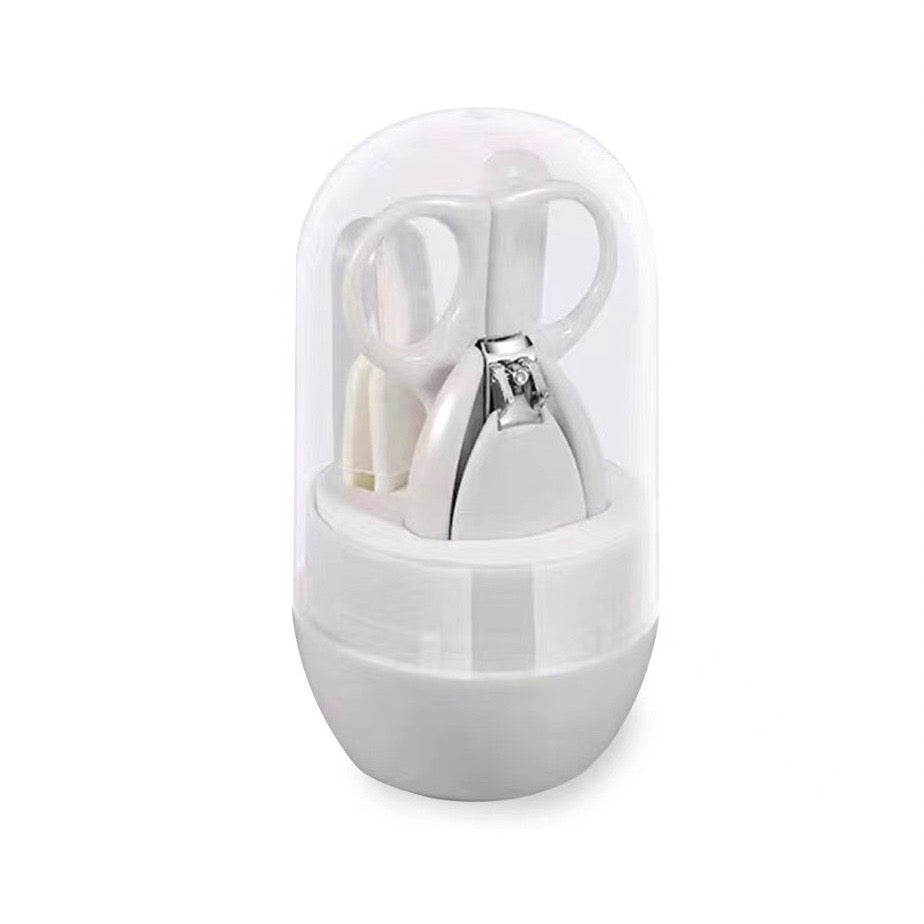 Baby Grooming Kit for Infants with Nail Clipper Scissors Nail File and Tweezer