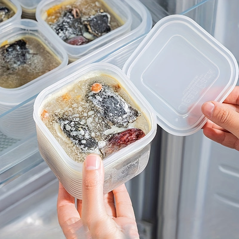 Set of 7 Leakproof Food Storage Containers with Flip-Top Lids Freezer Safe