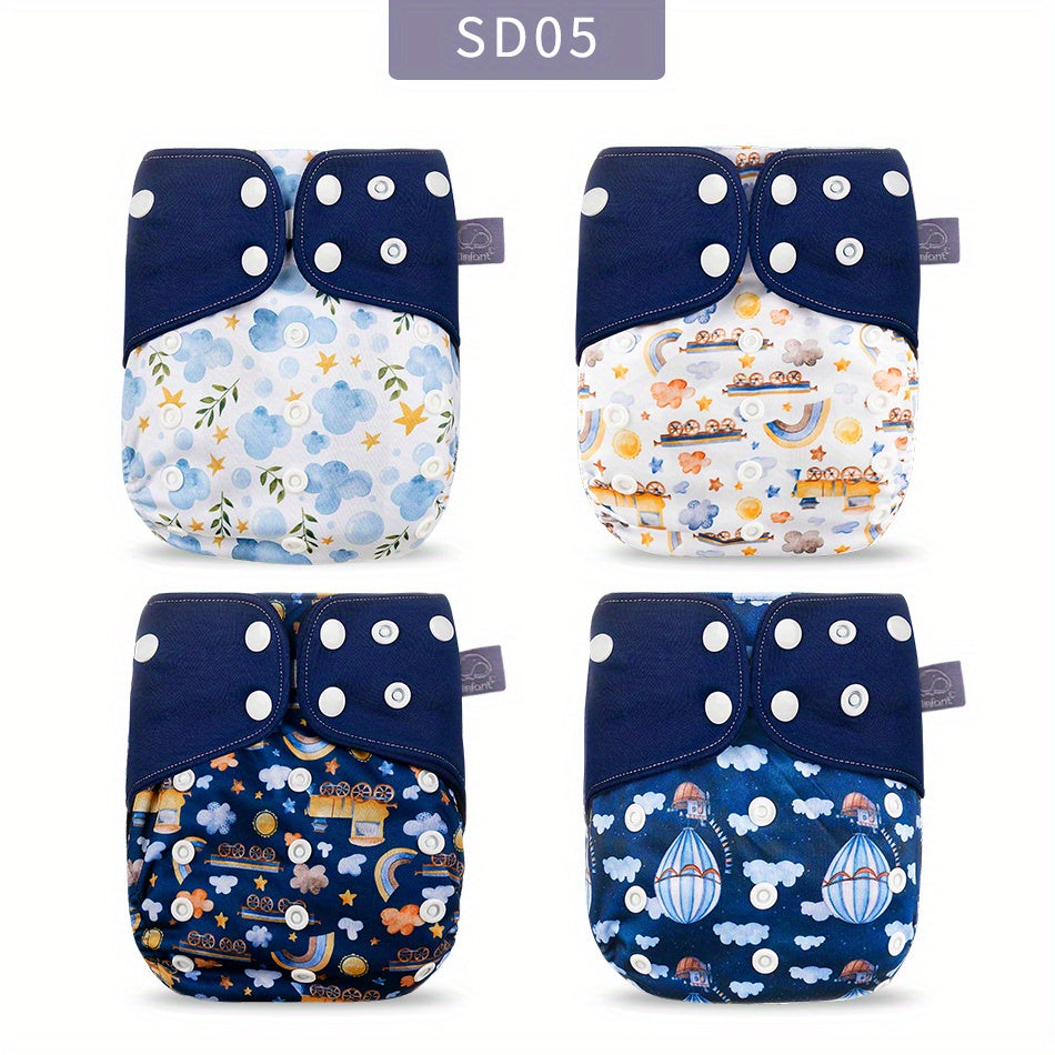 Breathable Waterproof Washable Cloth Diapers for Babies
