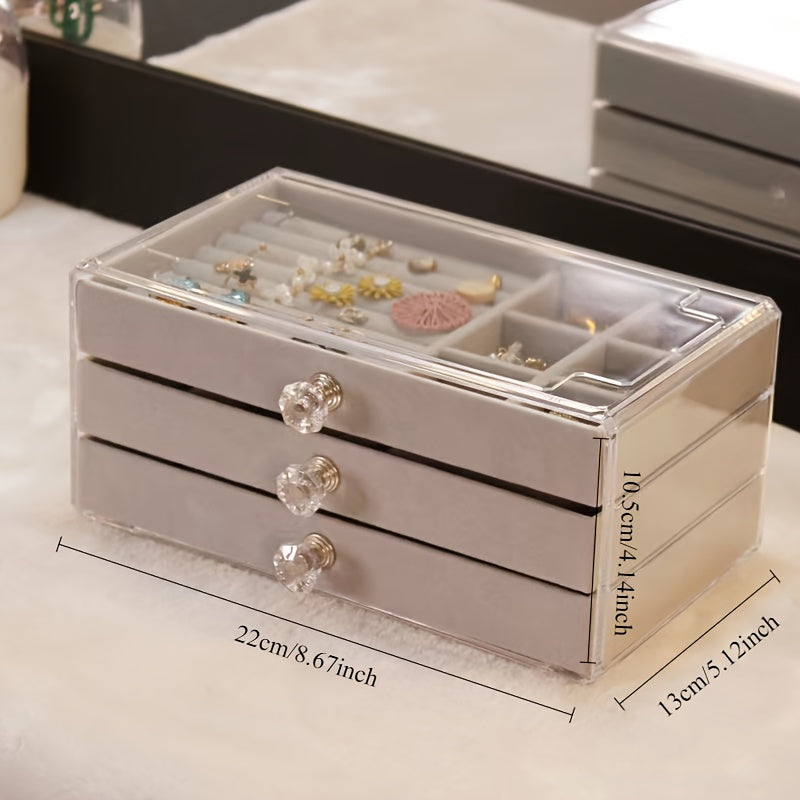 Flanel zargarlik buyumlarini saqlash qutisi, shkaf uchun teskari tashkil etuvchi, changga qarshi