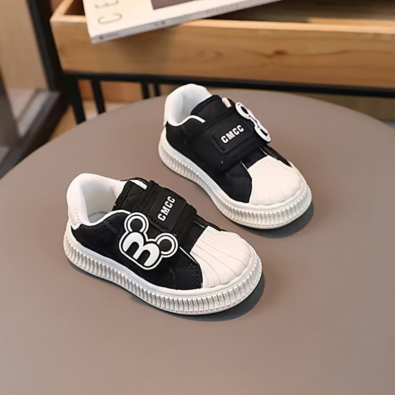 Unisex Kids Shell Toe Skate Shoes Non Slip Casual Sneakers for Outdoor Activities