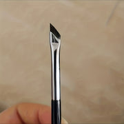 Women Fine Angled Eyeliner Eyebrow Brush Nylon Bristles Precise Makeup