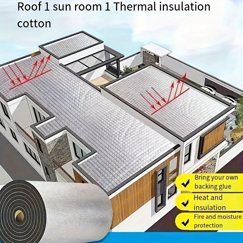 Foam Rubber Soundproofing Insulation Mat for Car Hood Fenders 10mm Thick