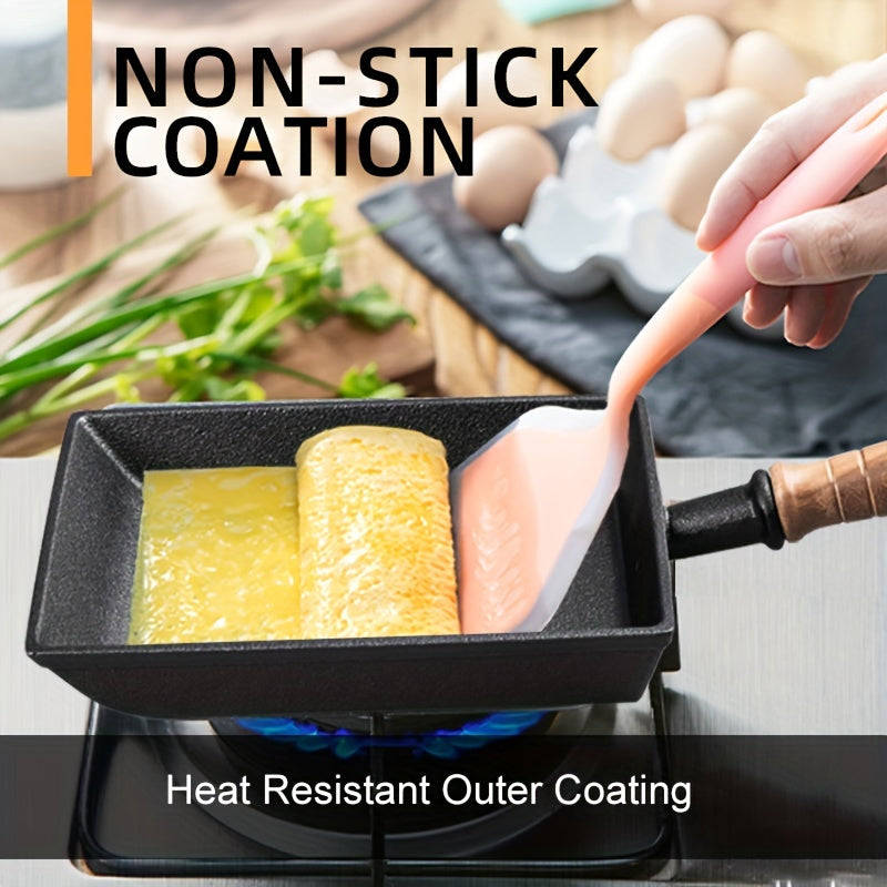 Cast Iron Frying Pan Non-Stick Japanese Style 1 Piece for Eggs Breakfast