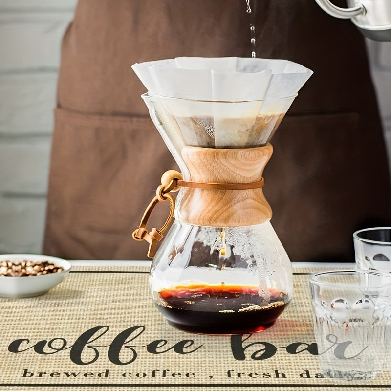 Quick-Dry Coffee Mat with Hidden Stain Absorption and Rubber Backing for Kitchen Counter