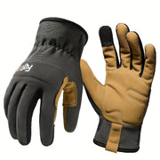 High-Performance Work Gloves Men Women Breathable Touchscreen Grip Construction Gardening Black Brown Olive Green