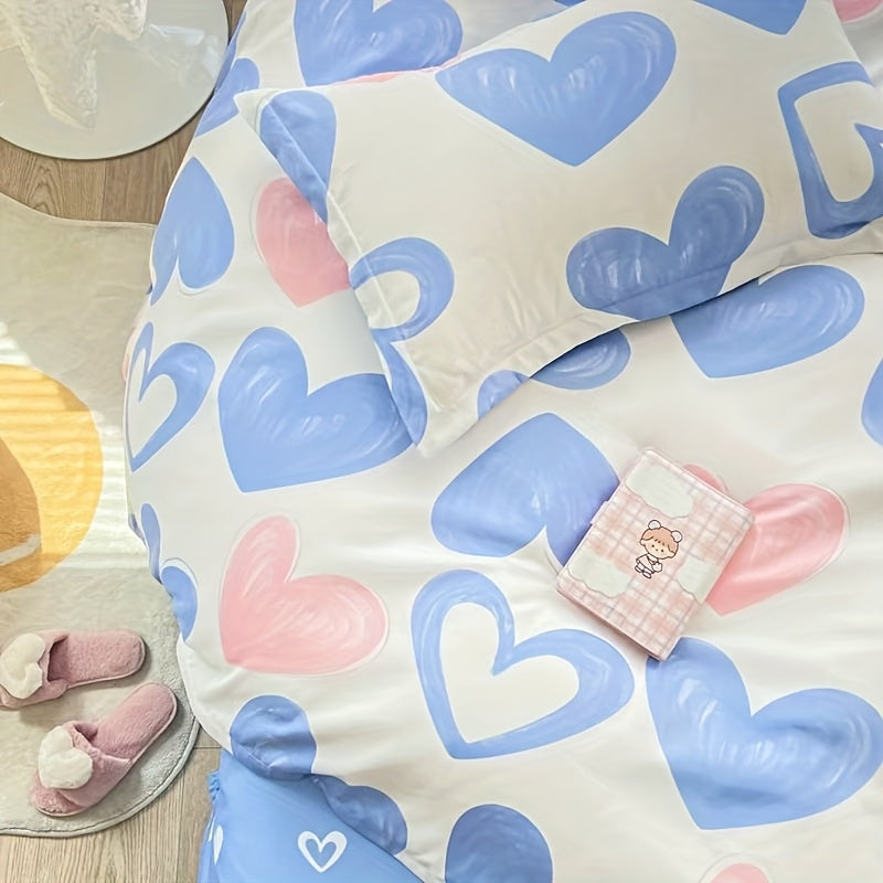 Printed Pillowcase Soft Breathable Modern Style Single Use Bedding Accessory