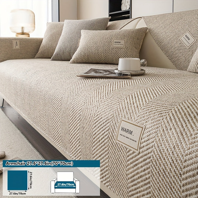 Чехол на диван из полиэстера в стиле бохо-шик для кресел и диванов, противоскользящий, безопасный для домашних животных, моющийся в машине