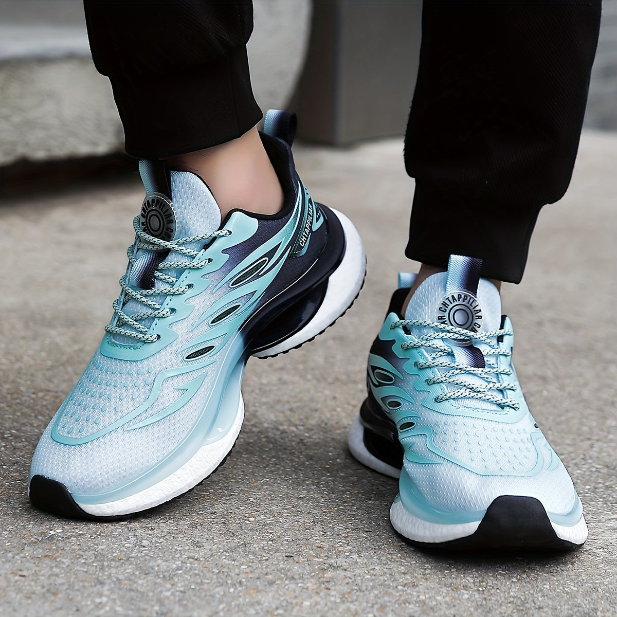 Men's Breathable Running Shoes for Outdoor Jogging Lightweight Casual Sneakers