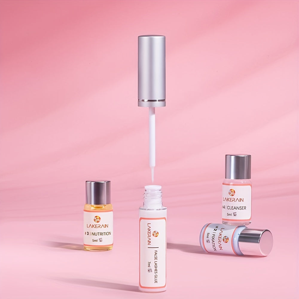 Kit de permanente de pestañas, rizador y laminado Pink Lash Curl con colágeno