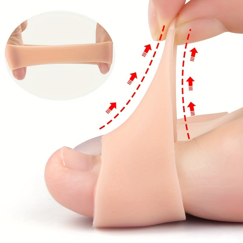Unisex Silicone Toe Covers Anti-Friction Soft Lightweight Foot Pads