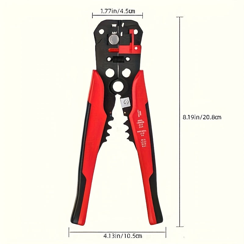 Automatic Wire Stripper Tool for Electrical Wire Cutting Crimping and Stripping