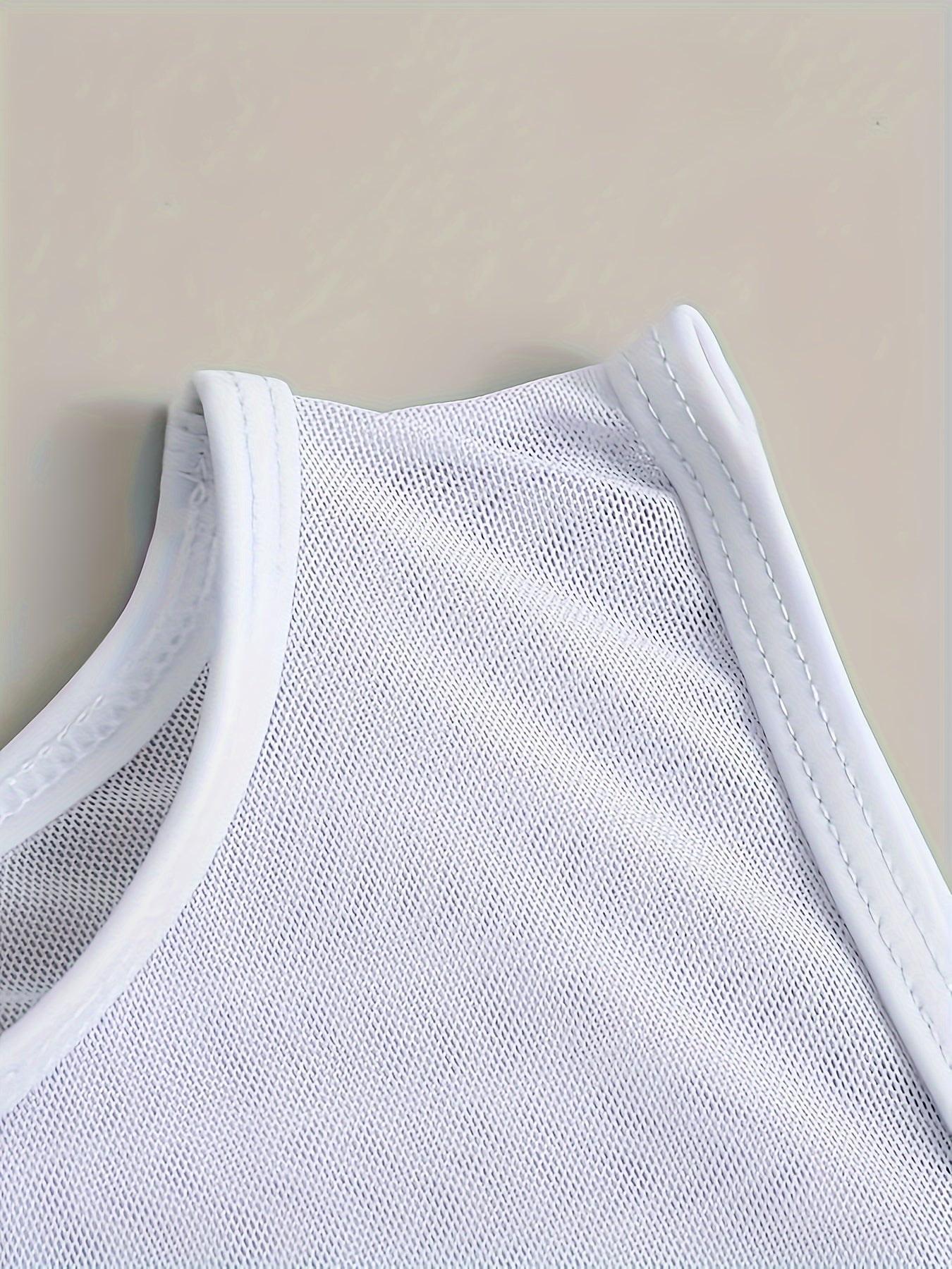 Women's Mesh Cover-Up Dress Solid Color Side Split Drawstring Sleeveless