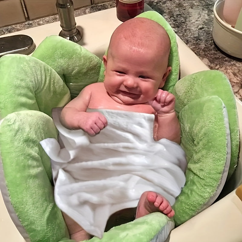 Baby Bath Mat Sunflower Cartoon Non-Slip Soft Comfortable for Newborns and Toddlers