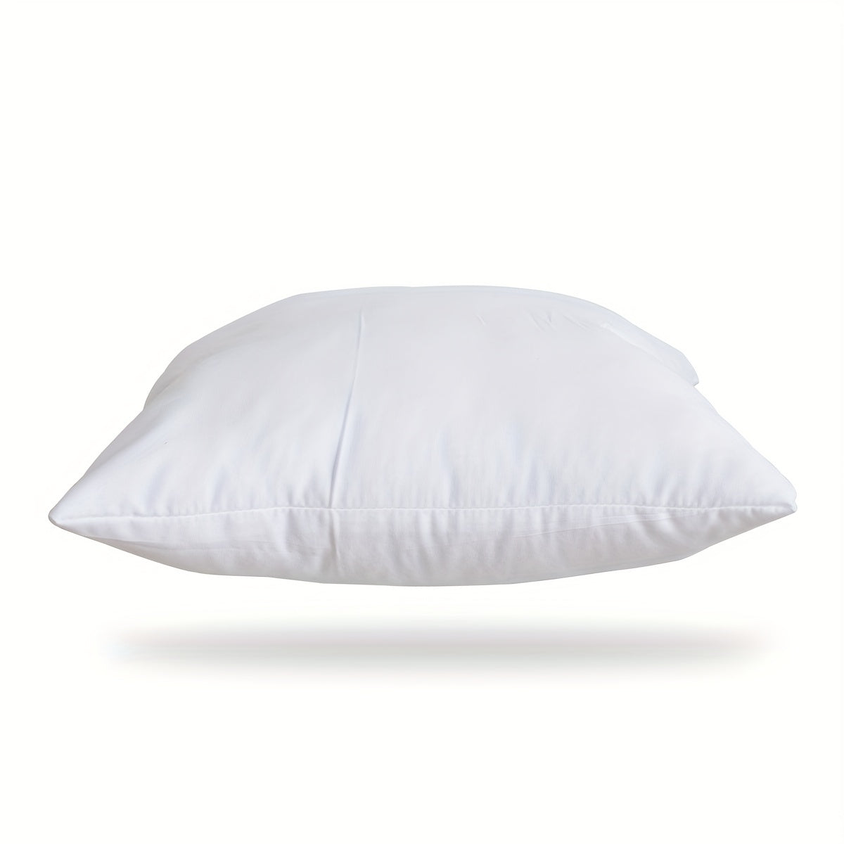 White Fabric Throw Pillow Core Soft Fluffy for Home Couch Bed Car