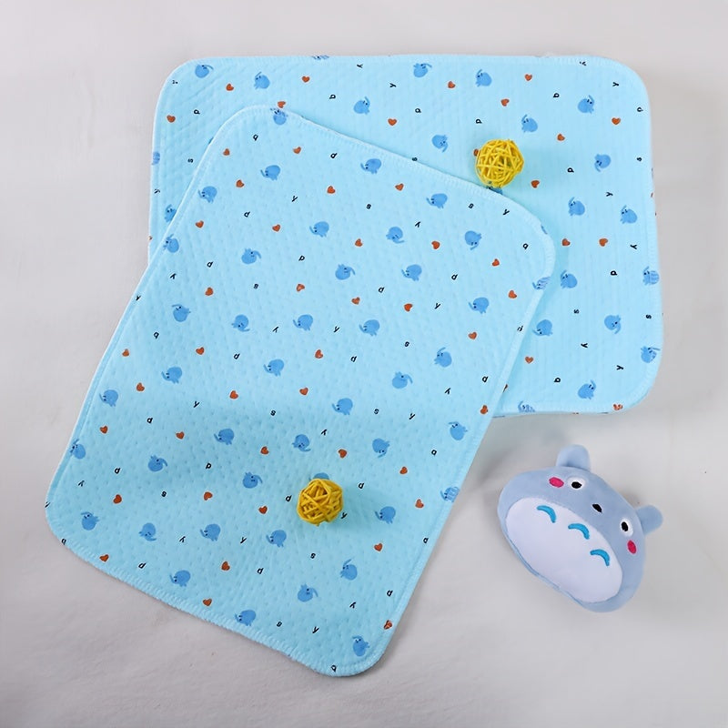 Almohadilla lavable e impermeable para cambio de pañales de algodón 35x45cm a prueba de fugas y transpirable para bebés